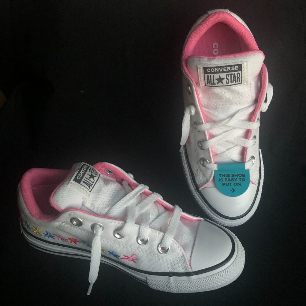 Converse Chuck Taylor All Star Street Embroidered Little Girl Shoes